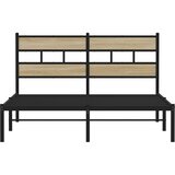  Metalni okvir kreveta bez madraca boja hrasta sonome 135x190 cm | shoptok.hr