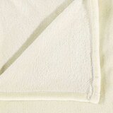 vidaXL Odeja krem 130x170 cm poliester | Shoptok.si