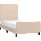  Okvir za krevet s uzglavljem cappuccino 90x200 cm umjetna koža | shoptok.hr