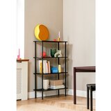 noo.ma Crni regal u dekoru hrasta 80x127x35 cm Teidi – | shoptok.hr