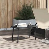  Vrtni stolić za kavu pravokutni crni 60x40x37 cm poliratan | shoptok.hr