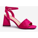 VINCEZA Women's High Heel Sandals in Fuchsia Eco-Suede Upttima | Eponuda.ba