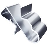 Antai konstrukcije za se za trapezni lim, mini rail, 400mm, set za 6 panela, univerzalne klampe | ePonuda.com
