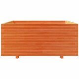  Vrtna sadilica voštano smeđe boje 110x110x49,5 cm od borovine | shoptok.hr