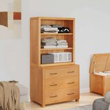  Set namještaja za pohranu s ladicama Smeđa Konstruirano drvo | shoptok.hr