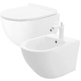 Rea Set WC školjka + Bide CARTER bijeli zidni | shoptok.hr