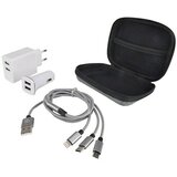 BAUHAUS Potovalni USB set (USB A, USB C, USB Micro, Lightning) | Shoptok.si