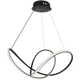  LED prigušiva luster na sajli LED/50W/230V 3000K crna | Eponuda.com