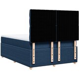  Krevet s oprugama i madracem plavi 140x200 cm od tkanine | shoptok.hr