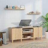 vidaXL Ormarić za ploče boja hrasta 121x38x48 cm od konstruiranog drva | shoptok.hr