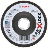 Bosch X-Lock lamelne ploče, verzija pod uglom, vlaknasta ploča, ?115 mm, G 60, X571, best for metal, 1 komad D= 115 mm G= 60, pod uglom ( Cene