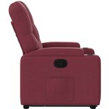  Naslonjač na podizanje od tkanine crvena boja vina | shoptok.hr