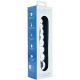 Clarity Elysian Pearls - stekleni dildo z biseri (prozoren) | Shoptok.si