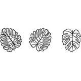 Wallity zidna dekoracija Tropical, Crna | Eponuda.com