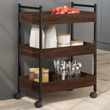 vidaXL Kuhinjska kolica boja hrasta 50 x 30 x 70 cm konstruirano drvo | shoptok.hr