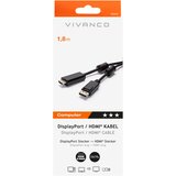Vivanco Displayport - HDMI 1,8 m | shoptok.hr