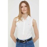 Tommy Hilfiger Top ženski, bela barva | Shoptok.si