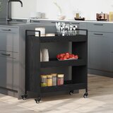  Kuhinjski kolica Crni hrast 70 x 30 x 82 cm Konstruirano drvo | shoptok.hr
