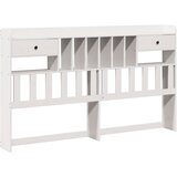 Maison Chic posteljno vzglavje - vzglavna omarica - nočna omarica s prostorom za shranjevanje bela 200 cm trdna borovina, (21708347) | Shoptok.si