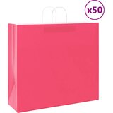  Papirnate vrećice 50 kom s ručkama ružičaste 54x15x49 cm | shoptok.hr