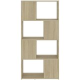 Ormarić za knjige / pregrada boja hrasta 60x24x124,5 cm drveni | Eponuda.com