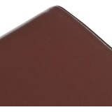  Klupa 60 x 30 x 45 cm Prava koža Tamno smeđa | shoptok.hr