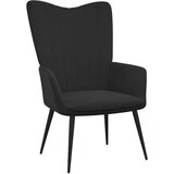  Stol za sproščanje črn žamet, (20934396) | Shoptok.si