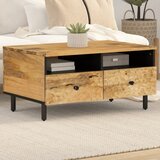  The Living Store Klubska mizica 80x54x40 cm trden mangov les - Klubska Mizica, (21444181) Cene