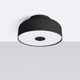 Sollux Črna stropna svetilka ø 30 cm Blacko – | Shoptok.si