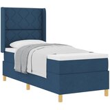  Krevet s opruga kutije s uzglavljem Plava 80 x 200 cm tkanina | shoptok.hr