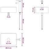  Umivaonik s policom Dimljeni hrast 53 x 34,5 x 63 cm | shoptok.hr