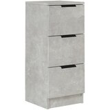 Maison Chic Komoda - Predalnik betonsko siva 30x30x70 cm konstruiran les, (21718631) Cene