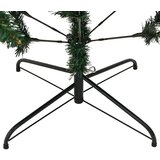 vidaXL Umjetno Božično Drevo s Povezovanjem 300 LED Zelena 210 cm | Shoptok.si