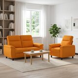  Set sofe 2 pcs Tamno žuta Tkanina | shoptok.hr