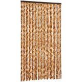 Furnova Zavesa proti mrčesu oker in bela 118x220 cm šenilja, (21917767) | Shoptok.si