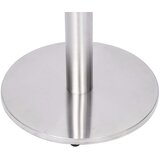  Noga za bistro stol srebrna Ø 45 x 107 cm od nehrđajućeg čelika | shoptok.hr