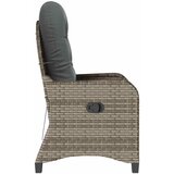  Naslonjač s jastukom Siva 56 x 66 x 95 cm poliratan | shoptok.hr