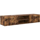 vidaXL TV omarica Dimljeni hrast 150 x 39 x 30 cm Konstruiran les | Shoptok.si