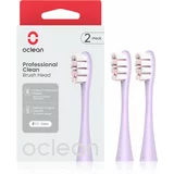 Oclean Professional Clean nadomestne glave Purple 2 kos
