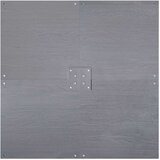 vidaXL Podstavek za senčnik Temno siva lesena podoba 100 x 100 x 4 cm | Shoptok.si