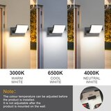 SANSHI 12 W zunanja LED stenska svetilka | Shoptok.si
