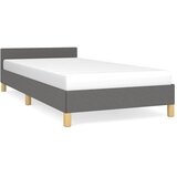  Okvir za krevet bez madraca tamnosivi 80x200 cm od tkanine | shoptok.hr