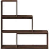 vidaXL Pregrada / regal za knjige 3 razina hrast 123x29x123 cm drveni | shoptok.hr
