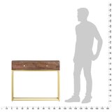 vidaXL Konzolna mizica 90x30x75 cm trden mangov les | Shoptok.si