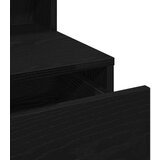  Toaletni Stolik s Ogledalom i LED Osvjetljenjem Crna Orazna Drvo | shoptok.hr