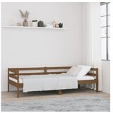  Dnevna postelja medeno rjava 90x190 cm trdna borovina | Shoptok.si