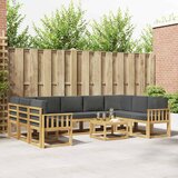  Set vanjskih sofa 10 pcs Bijela i antracit 59 x 59 x 37 cm | shoptok.hr
