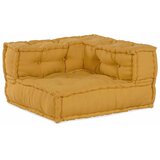  Modularna sofa s 2 sjedišta žuta 140x70x36 tkanina - Žuta Niska kutna sofa | shoptok.hr