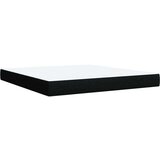 vidaXL Krevet s oprugama i madracem crni 180x200 cm od tkanine | shoptok.hr