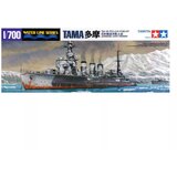 Tamiya model kit battleship - 1:700 japan light cruiser tama waterline series cene